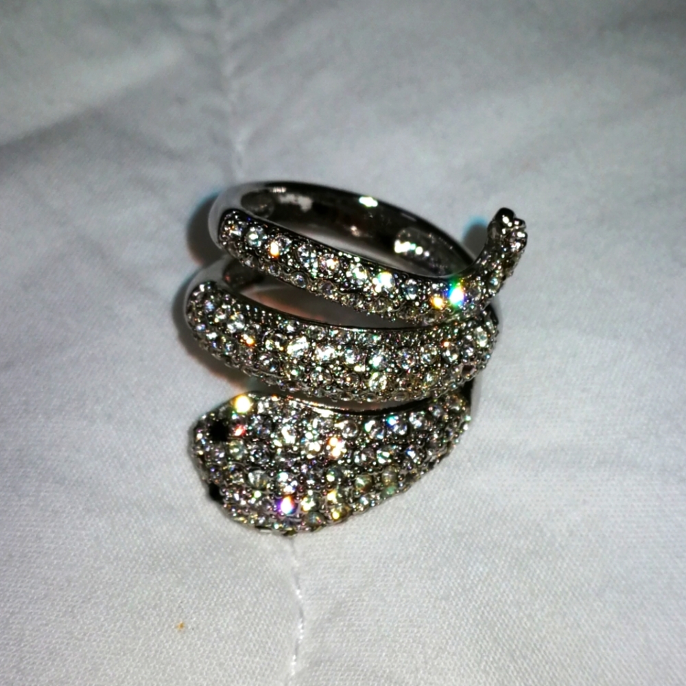 snake ring (sparkling, bling bling)